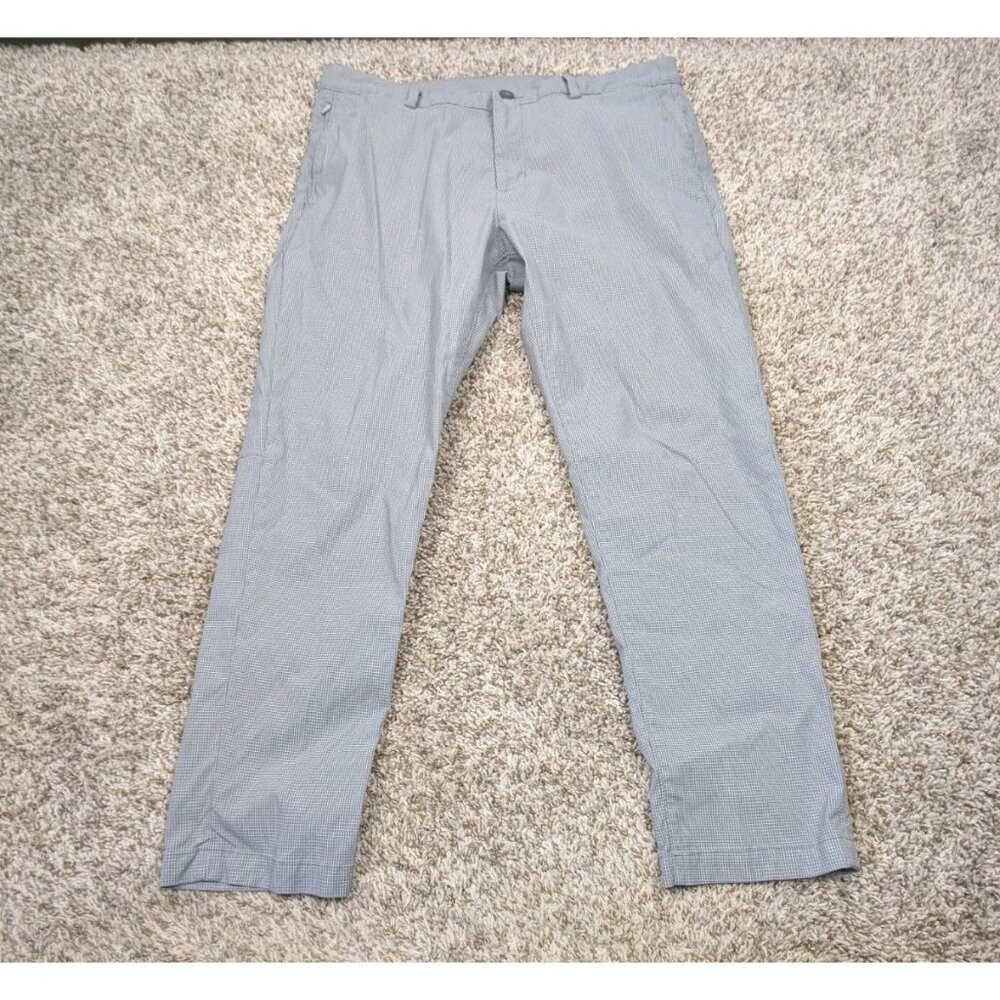 Tommy Bahama Pants Men’s 36x30 Grey Herringbone Golf Tech Stretch Casual Chino